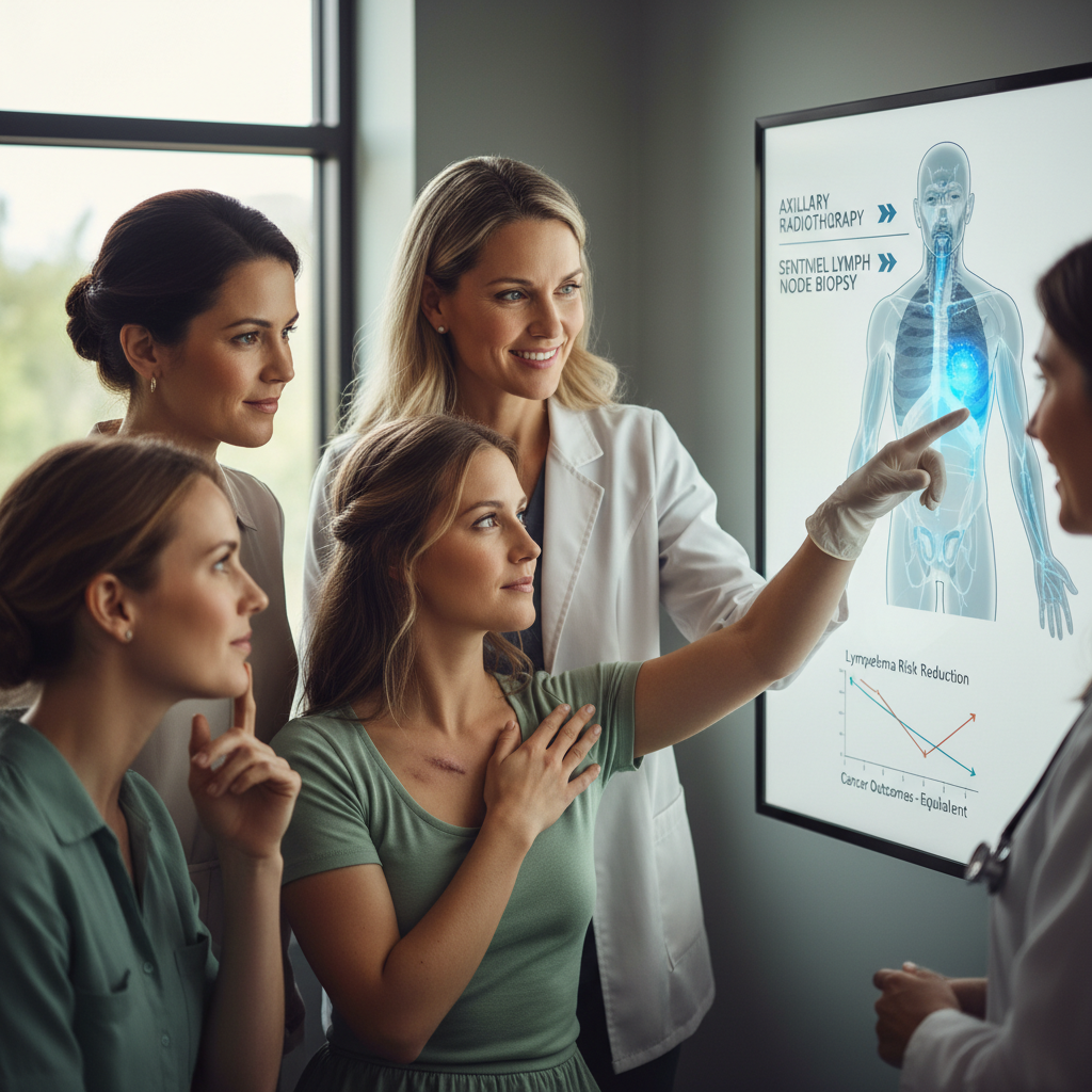 Less axillary surgery may lower lymphoedema risk in breast cancer without clearly sacrificing cancer control