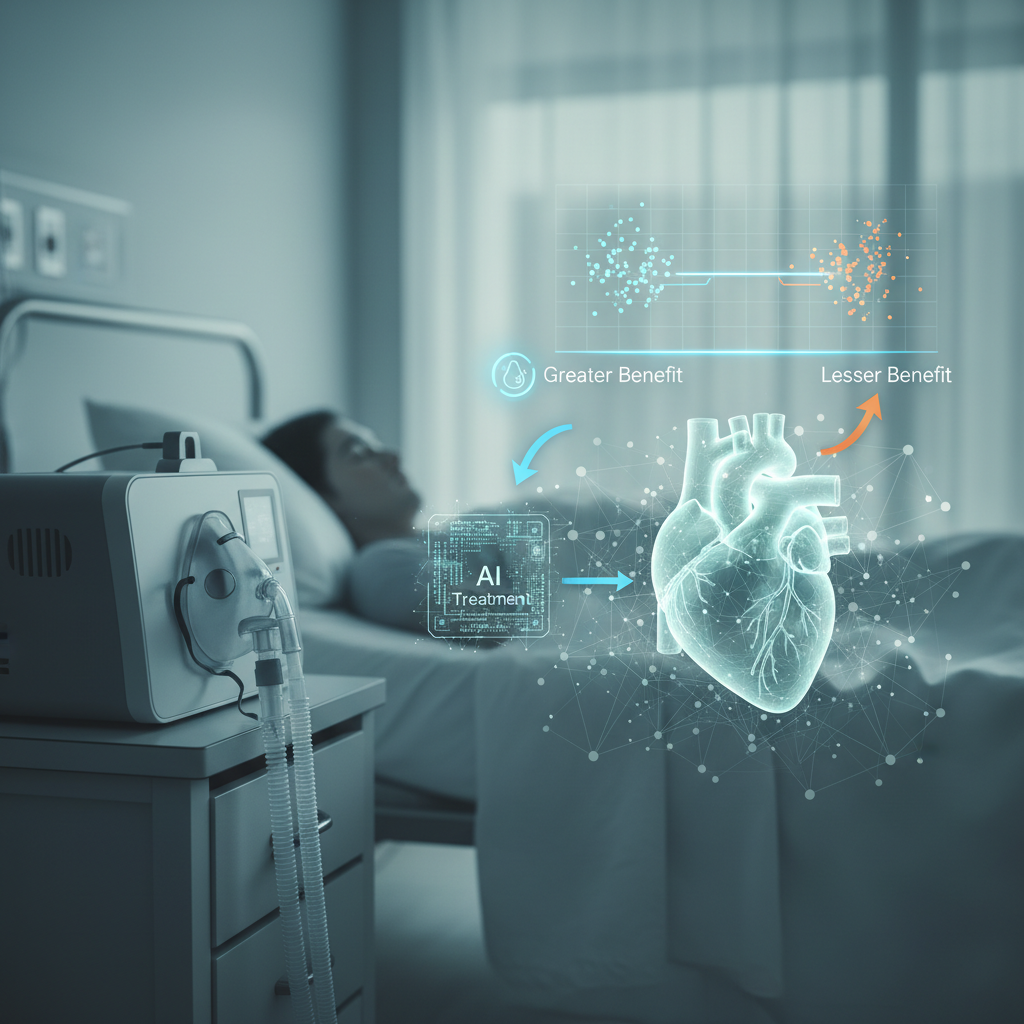 AI suggests CPAP may not affect cardiovascular risk the same way in everyone with sleep apnoea